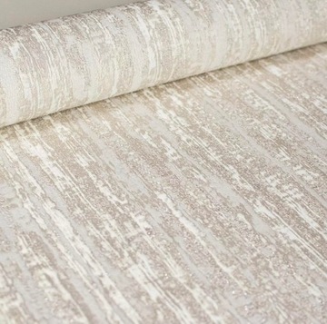 Tapeta Flizelina Gruba Tło Beton Mur Struktura Beżowa Brokat 8724 -05