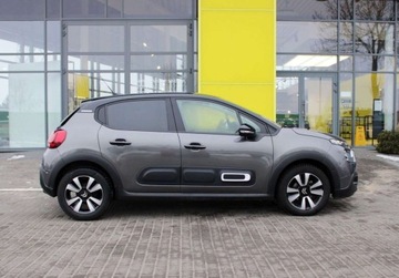 Citroen C3 III Hatchback Facelifting 1.2 PureTech 83KM 2023 Citroen C3 1.2 Benz 83KM MAX SHINE Salon PL Serwis ASO CarPlay ALU AirBump, zdjęcie 4