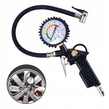 Универсальный манометр для автомобильных шин.