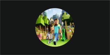 MINECRAFT круглый настенный светильник