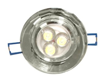 DOWNLIGHT LED POWER TAURI CLEAR 3*1W BIAŁY DZIENNY