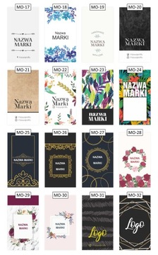 ЭТИКЕТКИ, ВЕШАЛКИ ДЛЯ ОДЕЖДЫ, отверстие, 250 шт. ДИЗАЙН.