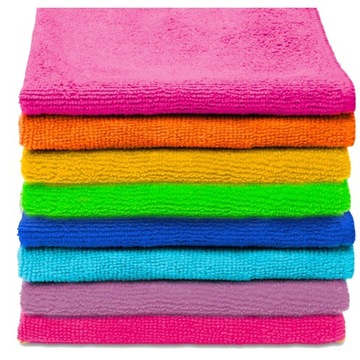 MIKROFIBRA 30x35 ZESTAW ŚCIEREK Z MIKROFIBRY 8SZT.