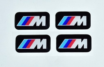 Наклейка BMW M-Power на диски, руль, ручку, кокпит 17x9 - 1 шт.