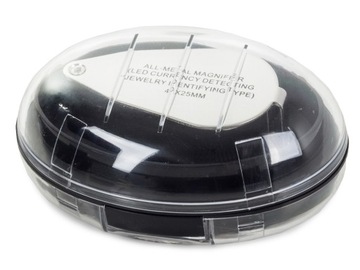 СКЛАДНАЯ КАРМАННАЯ ЛУПА ДЛЯ ЮВЕЛИРНЫХ ЧАСОВИКОВ 2 СВЕТОДИОДА УФ-МЕТАЛЛ УВЕЛИЧЕНИЕ 40x