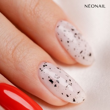 NEONAIL Top Hybrydowy TOP CRUSH BLACK GLOSS 7,2 ml- WYPRZEDAŻ