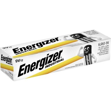 12x bateria ENERGIZER Industrial 9V 6LR61 6F22