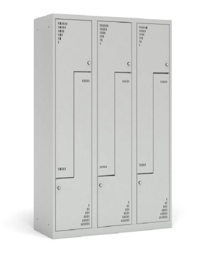 SZAFKA UBRANIOWA SOCJALNA BHP 3 KOL 120CM MODERN