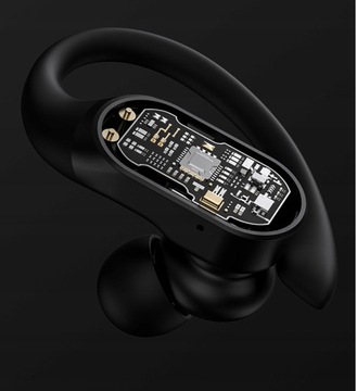 БЕСПРОВОДНЫЕ НАУШНИКИ-ВКЛАДЫШИ BLUETOOTH LENOVO LP75 ВОДОНЕПРОНИЦАЕМЫЕ ЧЕРНЫЕ