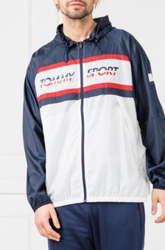 Kurtka Tommy Hilfiger Sport Windbeaker granat r. M