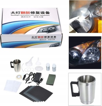 КОМПЛЕКТ ДЛЯ РЕГЕНЕРАЦИИ АВТОМОБИЛЬНЫХ ЛАМП ФАР