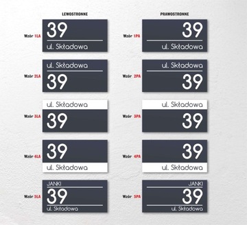 АДРЕСНАЯ ТАБЛИЧКА БОЛЬШАЯ АНТРАЦИТОВЫЙ Номер дома