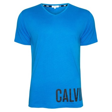 Koszulka Calvin Klein z okrągłym dekoltem w kształcie litery V, XL
