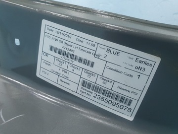 ПОРОГ ШАБЛОН ПОРОГА MINI COOPER F55 JCW СЛЕВА