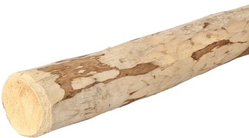 СТРОГАННАЯ СТОЙКА ПАЛЛИСАДА, ОПОРА ДЕРЕВЯННОГО ЗАБОРА 150 СМ.