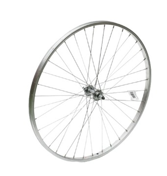 Переднее велосипедное колесо 28 серебро