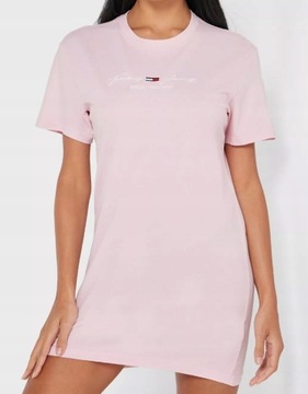 SUKIENKA TOMMY JEANS DW0DW10966 T0J TJW PASTEL TEE DRESS