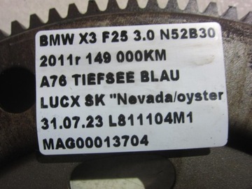 BMW X3 F25 N52 F10 F30 KOLO SETRVAČNÍK 11227589480