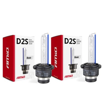 ŻARNIK D2S XENON AMIO 8000K COOL BLUE x2 SZTUKI