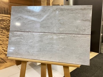 płytka ścienna travertino grey 20x60 połysk
