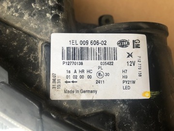 PRAVÁ SVĚTLO PŘEDNÍ PRAVÝ SVĚTLOMET SAAB 93 9-3 2007-2011 FACELIFT P12770138