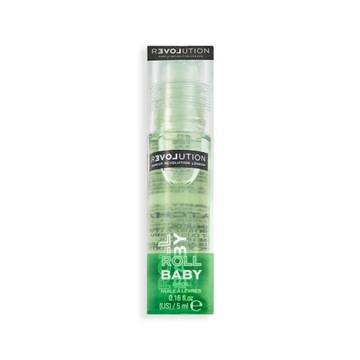 МАСЛО ДЛЯ ГУБ С ВИТАМИНАМИ И МАСЛОМ ЖОЖОБА REVOLUTION ROLL BABY MATCHA