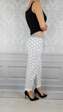 КОМФОРТНО - БРЮКИ - СВИТШОТ - ЦВЕТЫ - Плюс - Размер