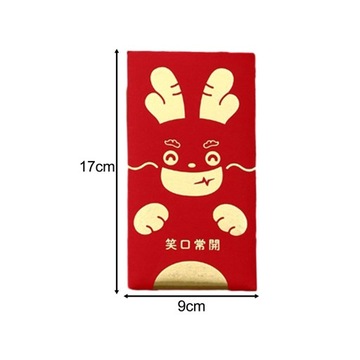 6шт китайский лунный год красные конверты поздравительные открытки конверты в стиле