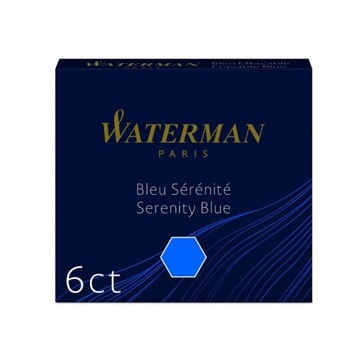 Naboje do Piór Waterman Niebieski Atrament OKAZJA!