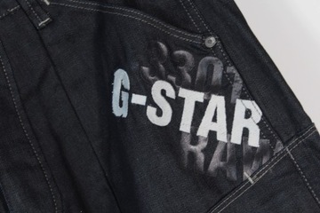 G-STAR RAW 3301 LOOSE SPODNIE JEANS W33 L36 BDB