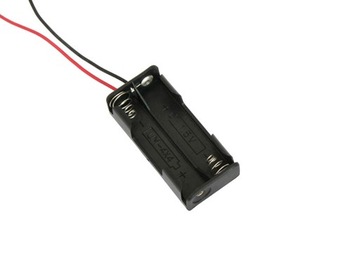 KOSZYK ZASOBNIK POJEMNIK BATERIE 2xAAA R3 płaski