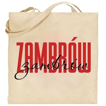 torba ecru b Pamiątka Zambrów