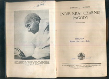 Indie, kraj czarnej pagody; Lowell J. Thomas; 1936