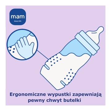 MAM Baby Butelka Antykolkowa Anti Colic 130 ml smoczek 0m Noworodek