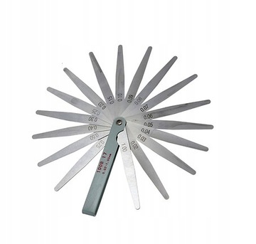 Szczeliniomierz 0,02-1,00mm 17 listków