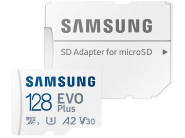 Карта памяти SAMSUNG Evo Plus microSDXC 128 ГБ