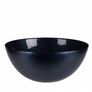 Misa Szklana Granatowa Duża 12cm fi 28cm