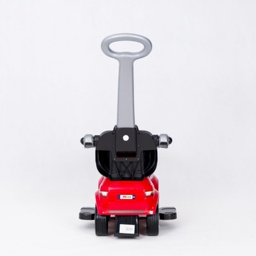 большой автомобиль-толкатель РЕЗИНОВЫЕ КОЛЕСА + ТАБЛИЧКИ