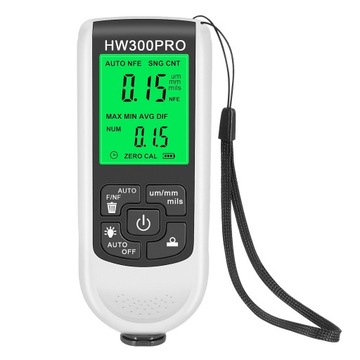 Miernik grubości lakieru Tester Sonda LCD 0~2000um