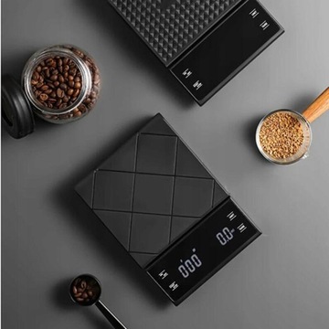 ЭЛЕКТРОННЫЕ ВЕСЫ С СЕКундОМЕРОМ ДЛЯ ТОЧНОЙ КУХНИ ДЛЯ ПРИГОТОВЛЕНИЯ КОФЕ