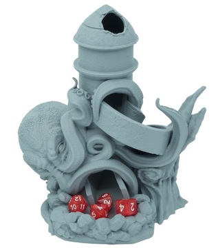 Кракен на маяке Dice Tower - Dice Tower Светло-серый