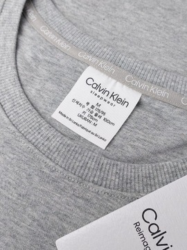 Bluza męska Calvin Klein Oversize Bluza Sportowa Szara Bawełniana r. M