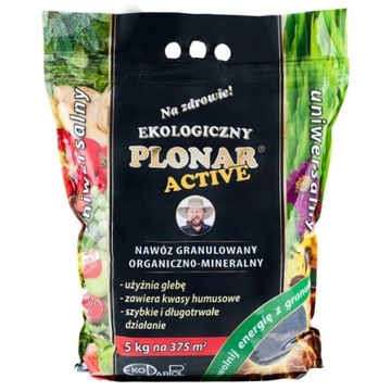 Plonar active 5 kg ekologiczny nawóz, jak obornik