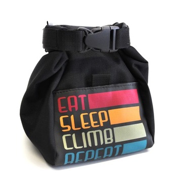 Worek boulderowy Eat Sleep Climb Repeat Black Gadd