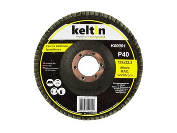 Tarcza ścierna Keltin K00001 22,2 x 125 mm 40