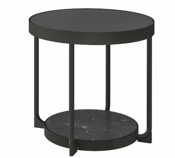 IKEA FROTORP Stolik imitacja marmuru szkło 88 cm