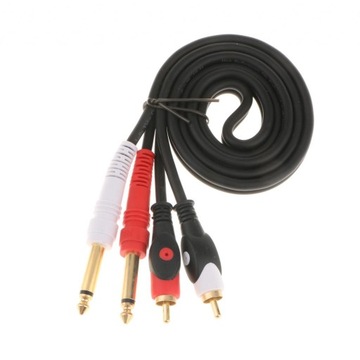 1x kabel audio Przewód RCA Na Mm Miksera Męski