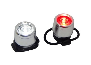 СВЕТОДИОДНЫЕ ВЕЛОСИПЕДНЫЕ ФОНАРИ ПЕРЕДНИЕ И ЗАДНИЕ НА АККУМУЛЯТОРЕ