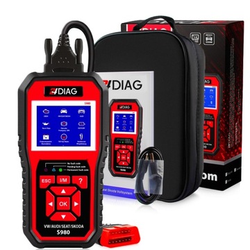 INTERFEJS TESTER DIAGNOSTYCZNY OBD2 VAG VW AUDI SEAT SKODA 24DIAG S980 j.PL