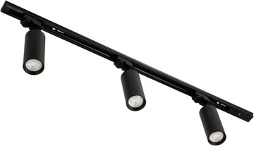 Потолочный рельс 1 м + 3 лампы GU10 SPOT LONG Направляющая + комплект отражателей